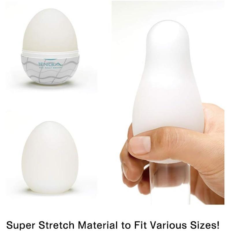 Uovo Masturbatore Maschile in Silicone Tascabile Mini Tazza Masturbazione Pene Super Elastico Massaggiatore con Lubrificante Giocattoli Sexy per Adulti