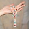Pearls Necklace with Long Tassel Trendy Classic Style Neck Decor Necklace for Bridesmaid Wedding Masquerade