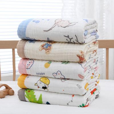 Soft Cartoon Baby Bath Towel: Pure Cotton, Skin-Friendly, All-Season, Universal Fit