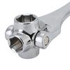 8 In 1 Dog Bone Metric 6 Point Socket Wrench With 12mm To 21mm Multi-size  Auto Repair Tool Double Head Spanner