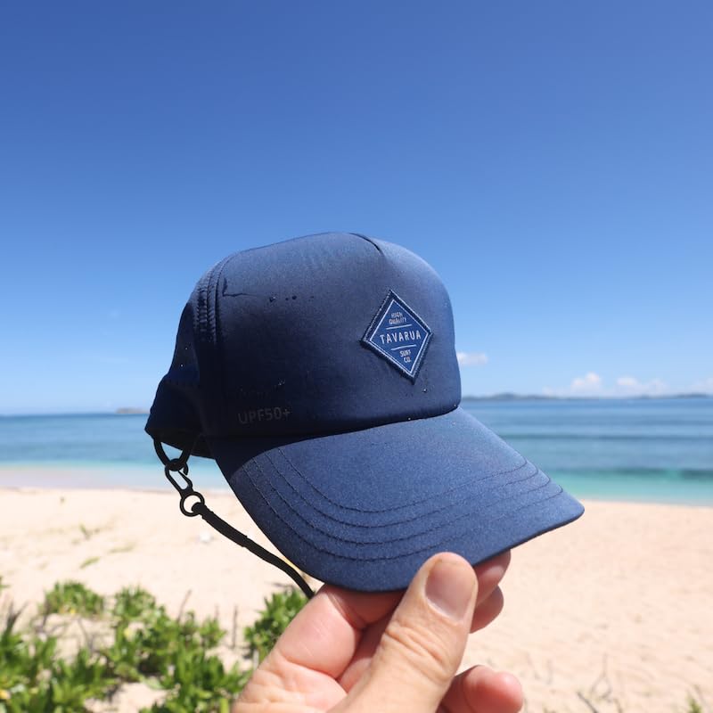 TAVARUA LASER MESH CAP Surf Popular UV for Men and Outdoor Marine TM1018 NAVY Cap, Laser-Cut Mesh, Protection, Unisex, Women, Activities, Sports,