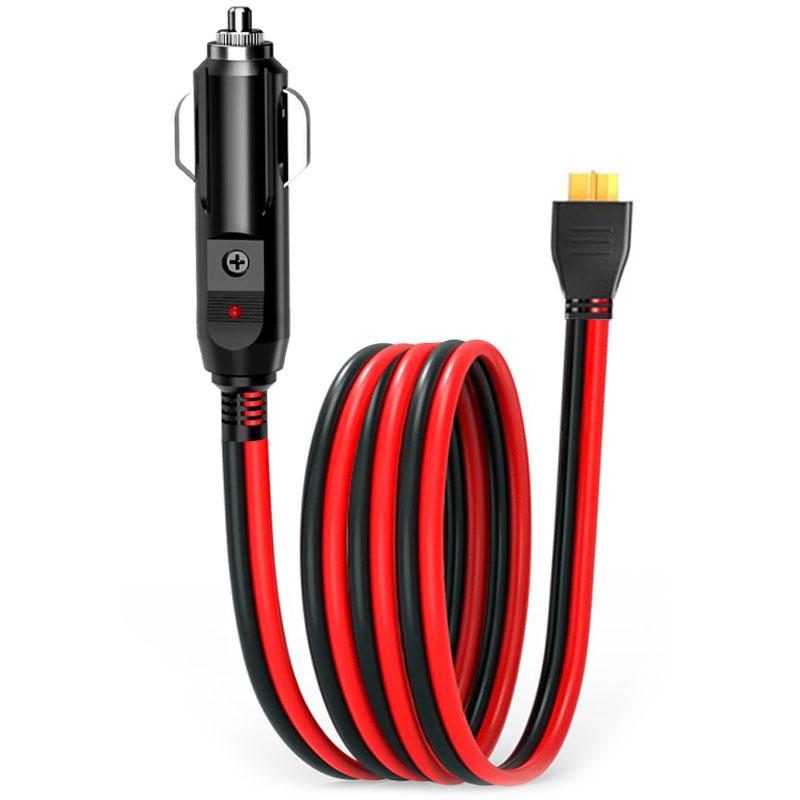 6m 3m 2m Car Cigarette Lighter Charging Cable for Bluetti Elite 100 V2 Elite 30 V2 Portable Power Station Solar Generators.