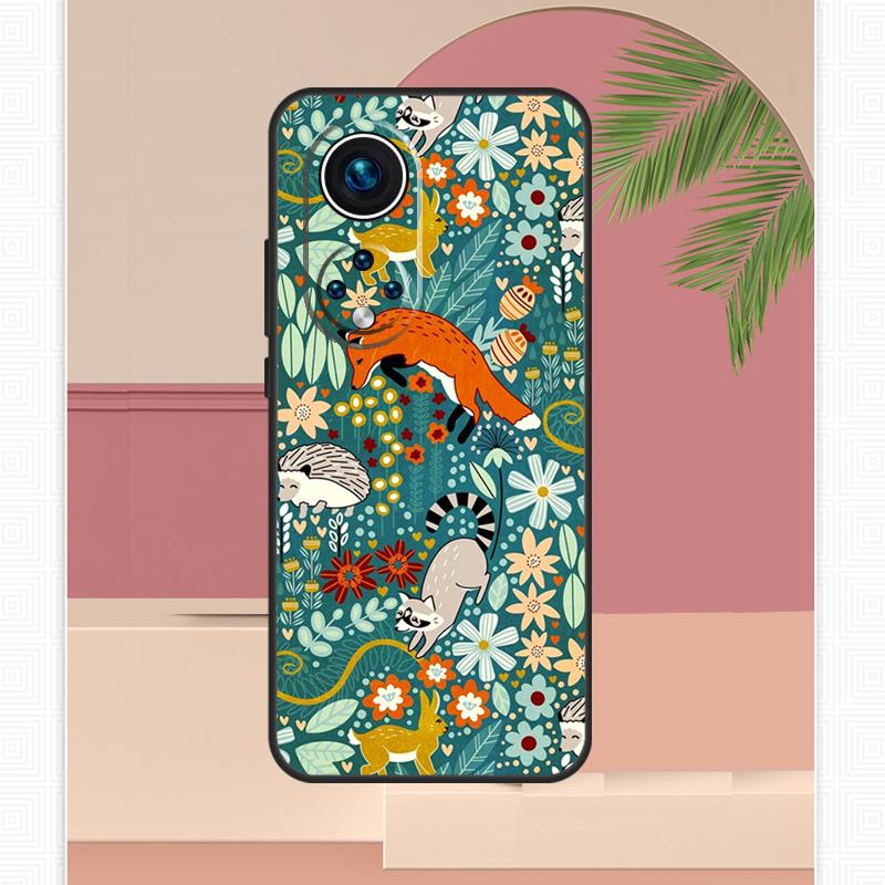 Cute Hedgehog Case For Honor Magic 7 Lite 5 6 8 Pro Honor 400 200 X9c X9b X9a X8b X8a X8c 50 70 90 Cover