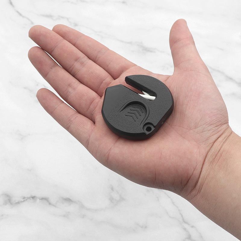 Portable Mini Whetstone: Quick Ceramic Sharpener for Outdoors