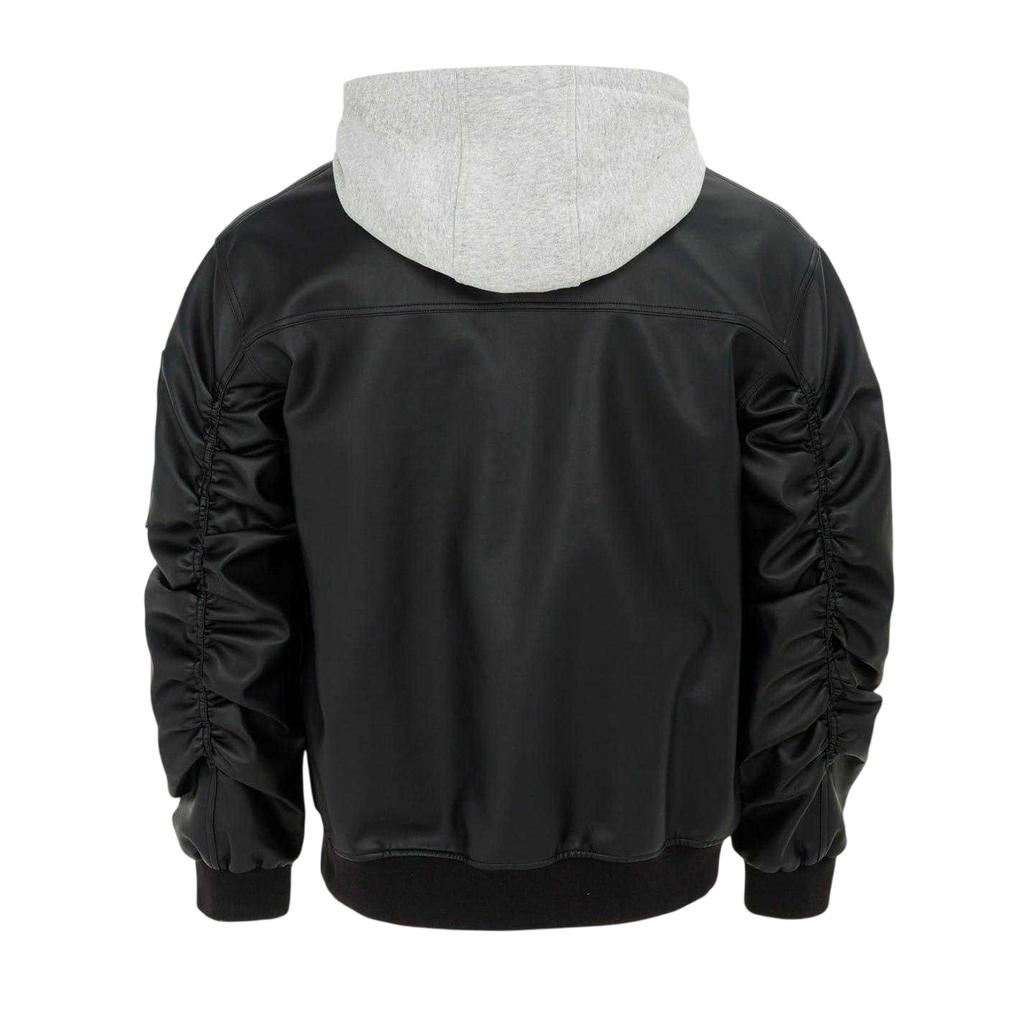Firetrap Mens PU Hooded Jacket