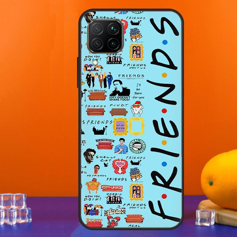Friends TV For Huawei Nova 7i 8i 11i 12i 12s 9 10 SE Y91 Y90 Y60 Y70 Y72 Y61 P30 P40 Lite P60 Pro Case