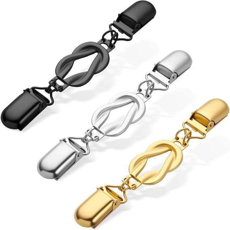 3/4/6Pcs Retro Sweater Clips Cinch Clip For Variety Of Shirts Cinches Shawl Clips Sweater Clips Scarf Buckle