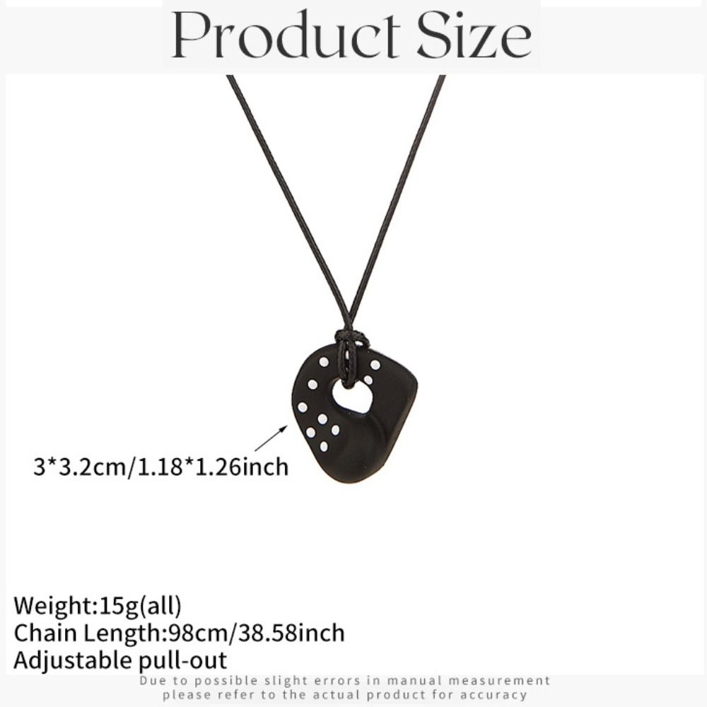 Polka Dot Charm Long Sweater Chain Heart Pendant Sweater Necklace Heart Pendant Necklace  For Women