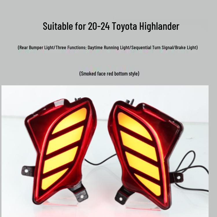 Toyota Highlander 4th Gen '22-'23 Taillight Assembly & Rear Bumper Light