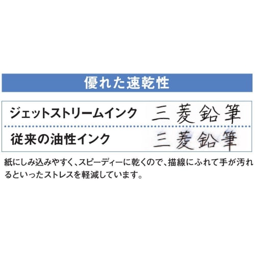 Mitsubishi Pencil Multi-Function Pen Jet Stream 2&1 0.5 Black Easy to Write MSXE380005.24