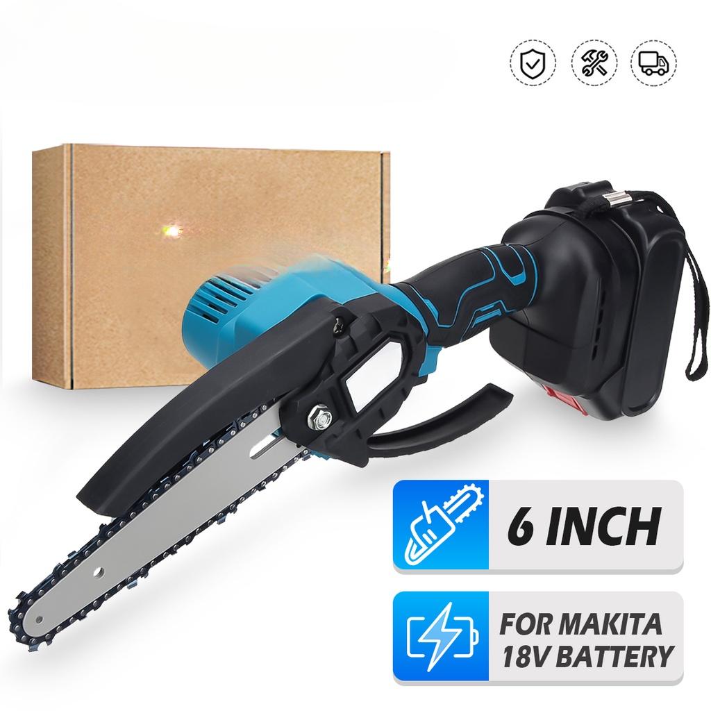 6 Inch 88VF Removable Mini Pruning Electric Chainsaw Cordless Chain Saw Garden Woodworking Power Tools with Battery