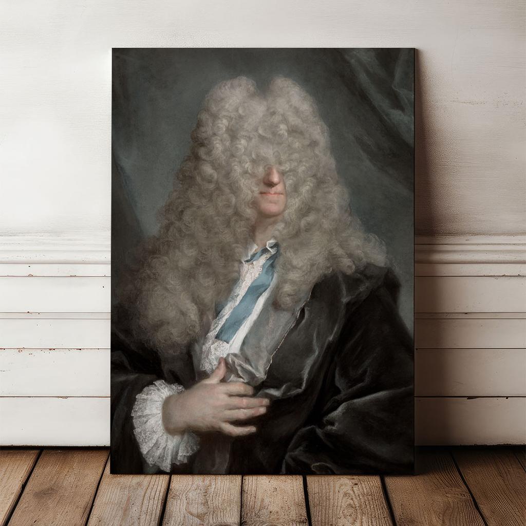 Canvas Painting Portrait Long Hair Pop Art