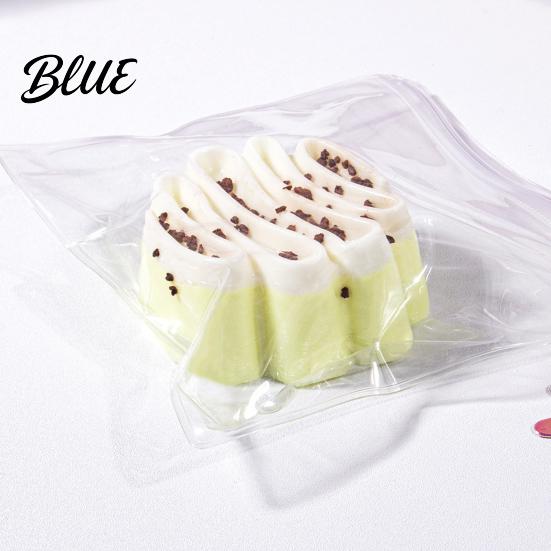 Food Stress Reliever Simulated Squeeze Toy Anxiety Relief Stretchy Rice Cake Triangle Cheese Portable Fake Decompression Tools Kids