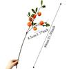 Faux Orange Artificial Orange Branch Green Leaves Simulation Fruit Tree  Restaurant Hotel