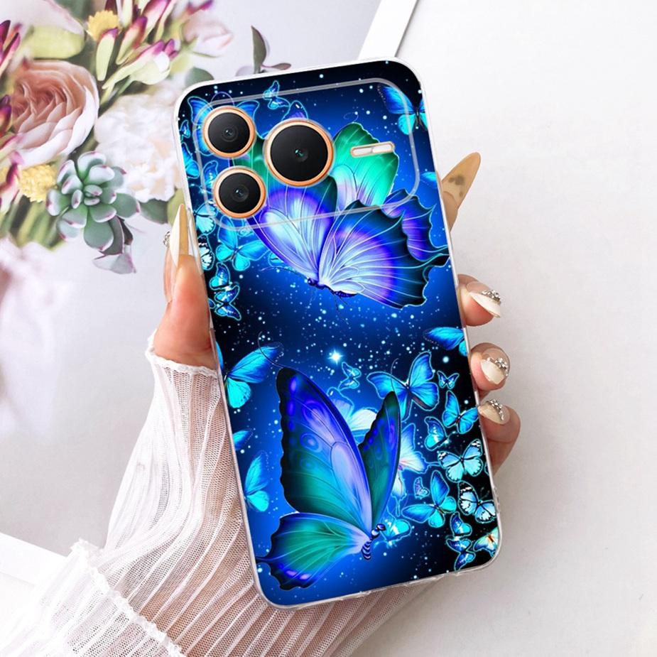 For Honor Power 2 5G Case SER-AN00 Luxury Girl Peacock Painted Cover Soft Slim Phone Case For Honor Power Power2 5G Fundas Coque