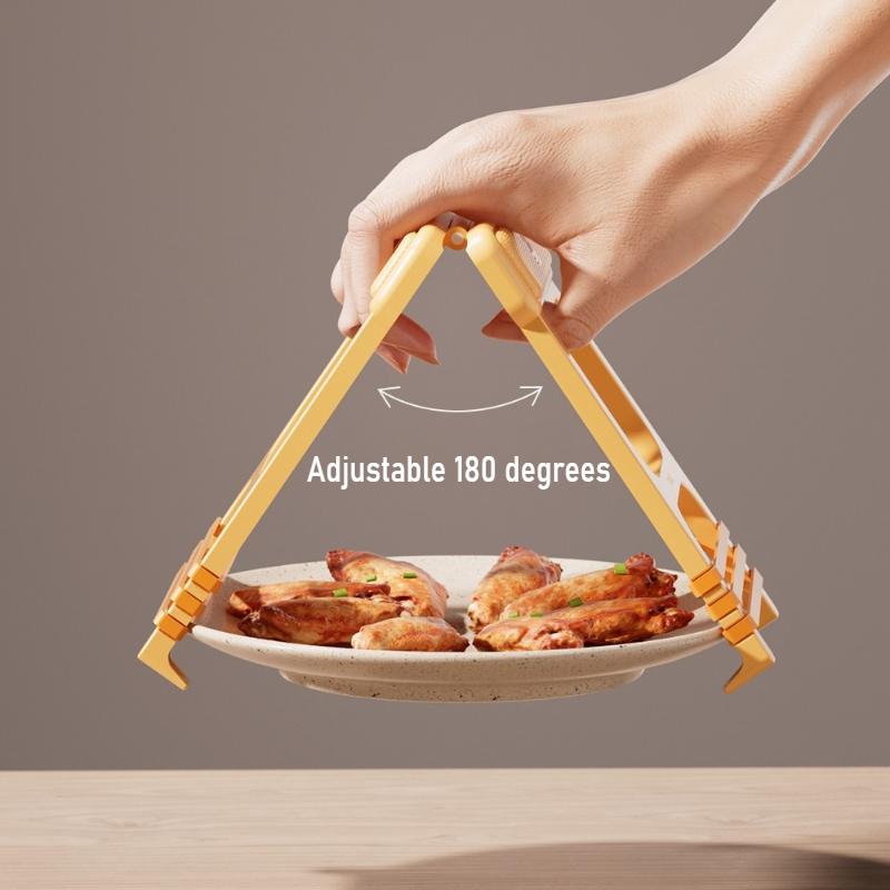 Anti-scalding Clip High Temperature Resistant and Non-slip Dish Clip Durable Kitchen Pick-up Clip 2-in-1 Cooking Tools Gadgets