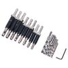 17pcs Hinge Drills Set Self Centering Door Drill Bit Kit with Hex Wrench for Woodworking