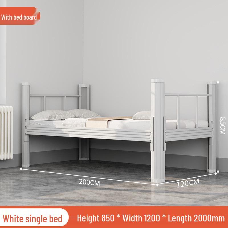 Double Layer Iron Bunk Bed for Student or Employee Dormitory