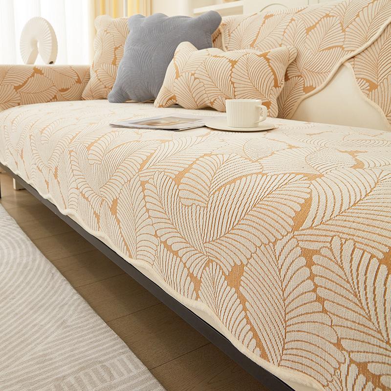 

Жаккардовая подушка для дивана из синели, легкая роскошь и простота, современный нескользящий универсальный чехол для четырех сезонов, чехол для дивана, чехол для подушки, утолщенное полотенце