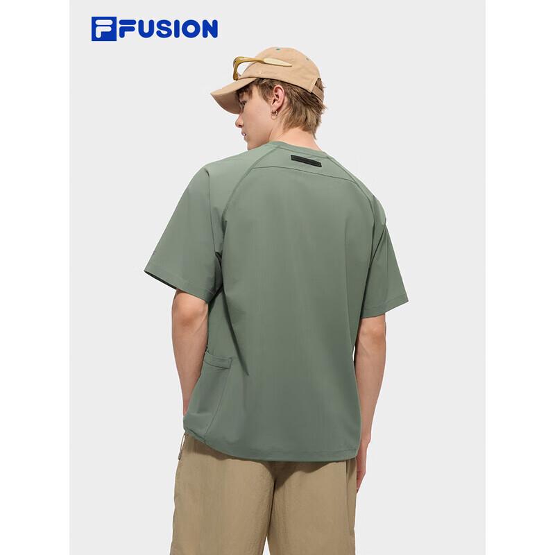 FILA FUSION Men's Woven Short Sleeve T-Shirt