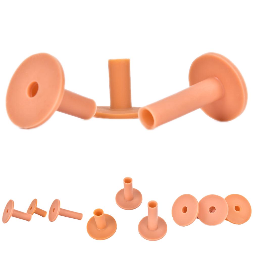 3Pcs Rubber Driving Range Golf Tees Holder Tee Home Training Practice Mat