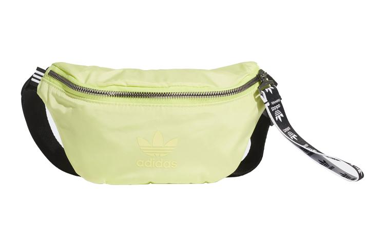 Adidas Originals Nylon Fabric Shoulder Bag, Crossbody Bag, Sling Bag, Fanny Pack Regular Unisex Lemon Yellow FL9624