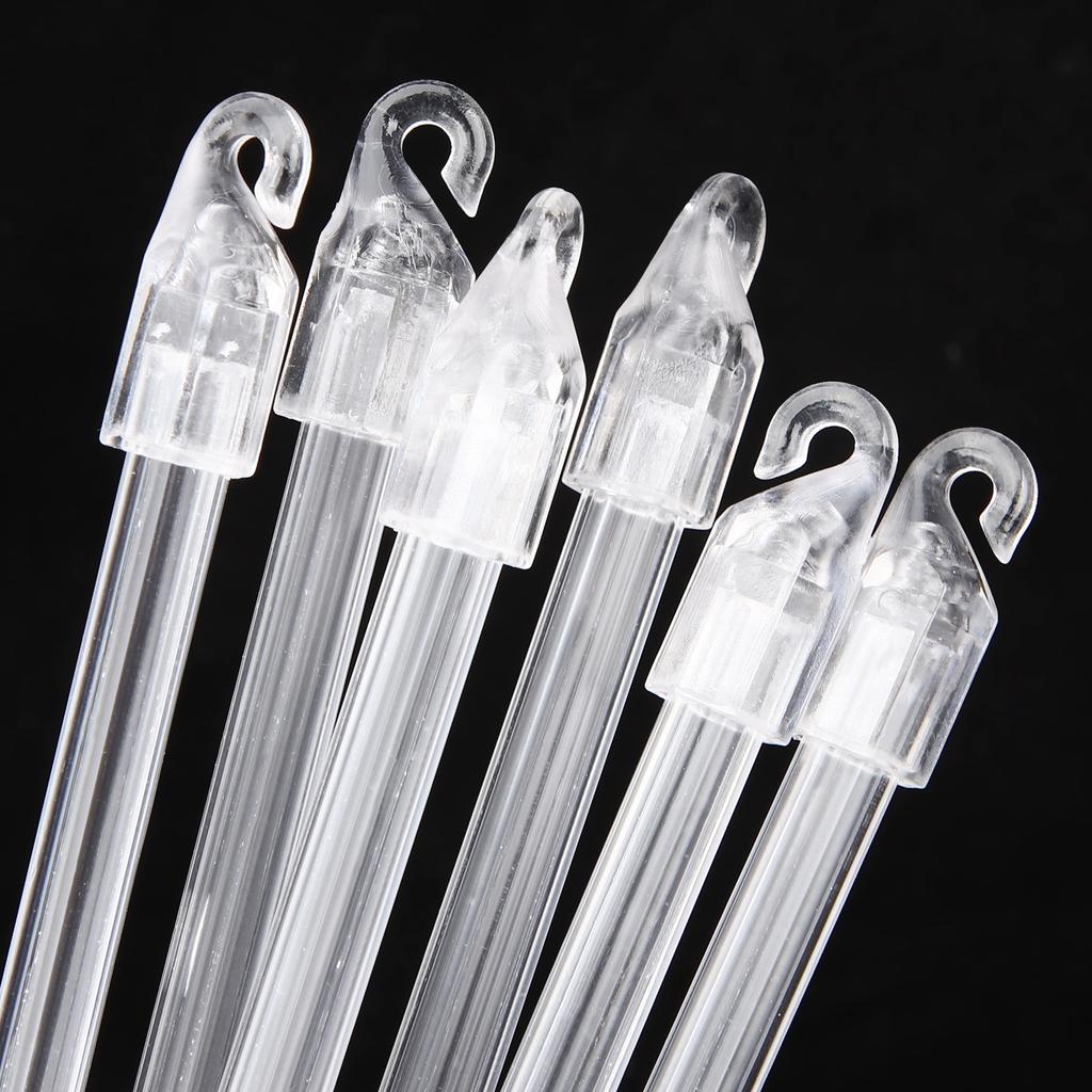 6Pcs Vertical Blind Pull Rod Curtain Wand Replacement Accessory for Window Blinds Smooth Operation Heavy Duty Long Rod with