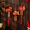 Fortune Hanging Ornament New Year Decorative Hangings Attract Wealth Luck With Tassel Festive Ornaments Chinese Style Lucky