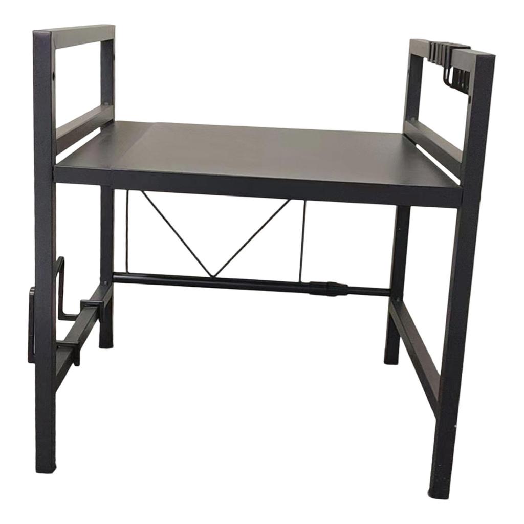 Adjustable Microwave Oven Rack for Bakers, Kitchen Utensil Storage Rack, Iron Construction, Suitable
