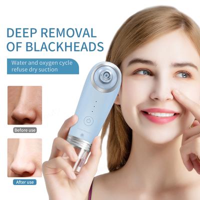 Eletric Skin Cleanser Water Oxygen Vacuum Facial Pore Skin Care Blackheads Remove Suction USB Rechargeable Deep Cleaning Tool