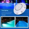 Kabellose RGB LED Poolleuchte, Aufbaumontage, 12V, Fernbedienung, Siebenfarbige Unterwasserbeleuchtung