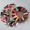 10-20pcs 30/55mm Leather Tassels Vintage Korean Velvet Tassel Fringe For DIY Jewelry Making Crafts Keychain Supplies Accessories