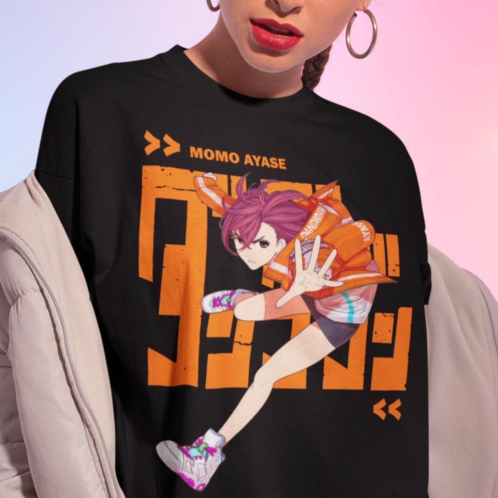 Momo Ayase Tshirt - Anime Cosplay Tee,Ayase Shirt M