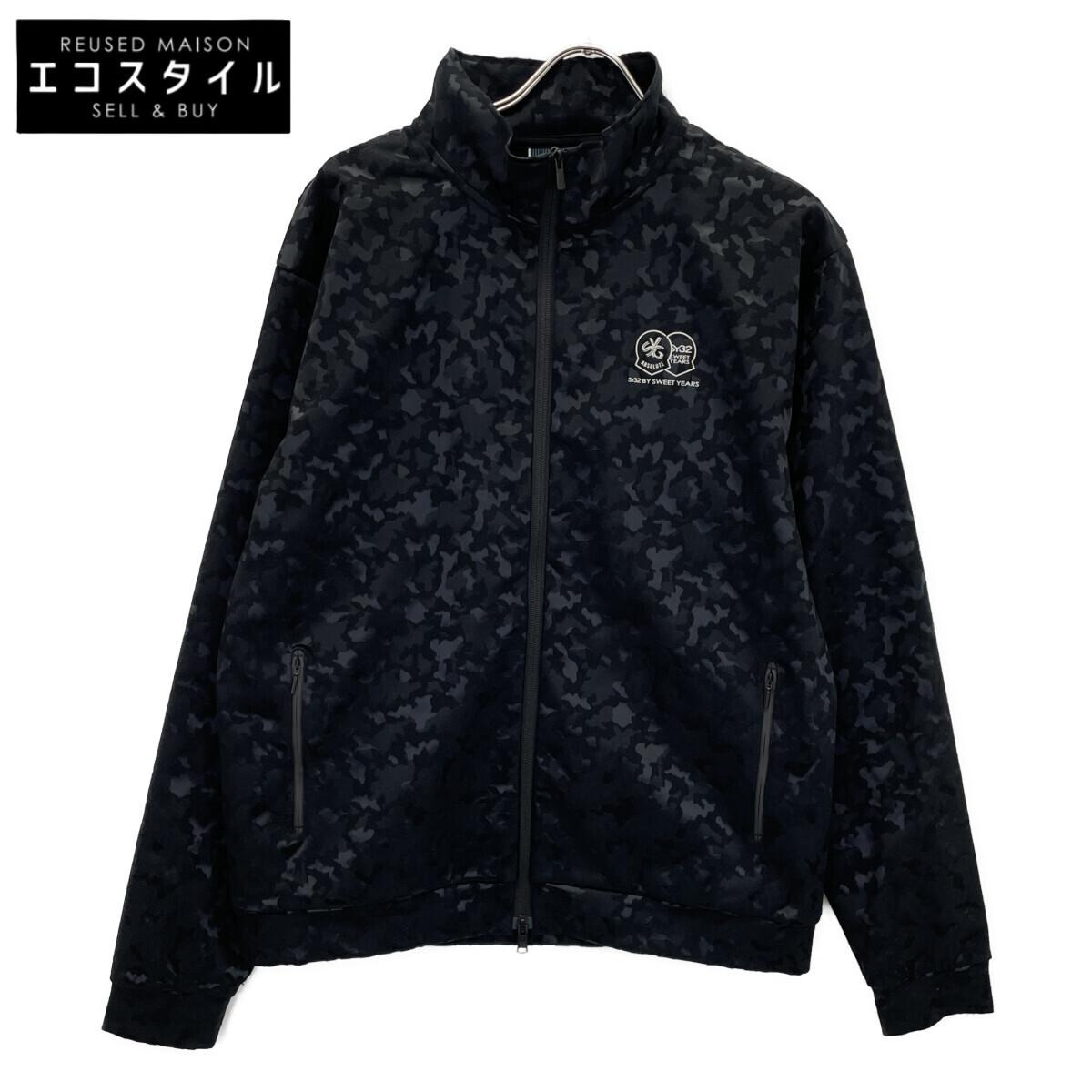 

SY32 by SWEET YEARS SYG-24A006ABS Black Stretch Jacquard Camouflage Jacket Jacket XXL blackUsed