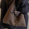 Large Capacity Casual Autumn New Texture Trend Fashion Simple Casual Shoulder Tote Bag Women