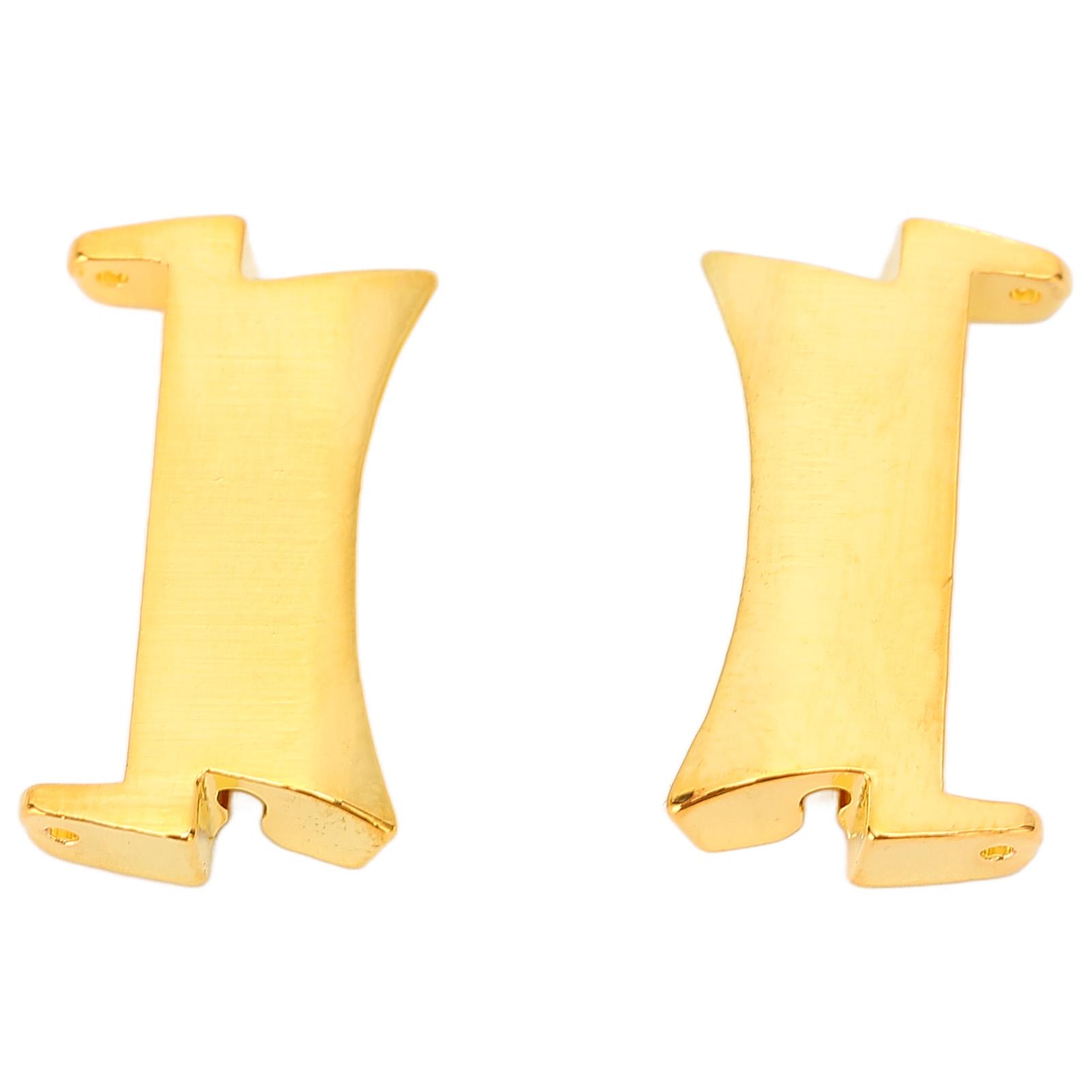 

Набор из 1 пары адаптеров для крепления ремешка из нержавеющей стали для Galaxy Watch 4, соединительная часть ремешка, золото золотой