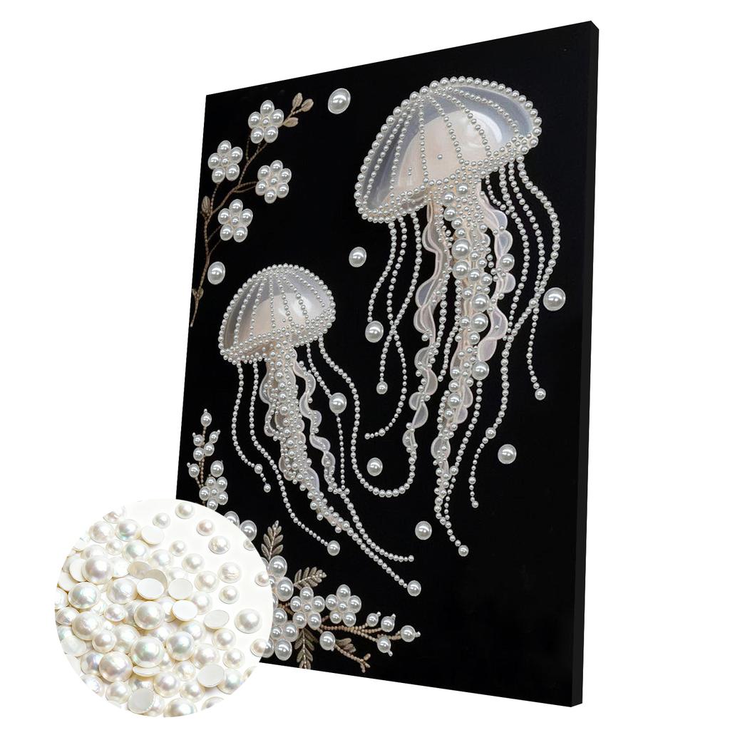 DIY Pearl Painting Kit for Adults/Beginners Gift Home Decor Pearl Gem Paintings Picture Arts Craft With Frame 30x40cm