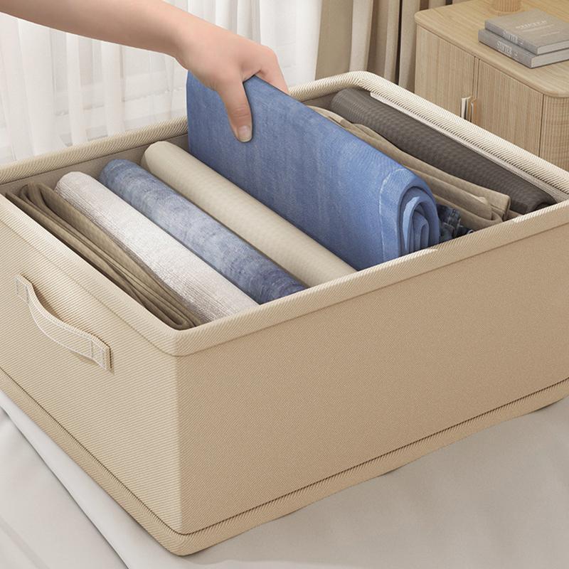 Clothes Organizer Trousers Clothes Jeans Storage Box Underwear Bra Socks Artifact Compartment Box Wardrobe Clothes Organizer
