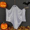Halloween Decoration Realistic 5 FT Hanging Swing Ghost Decor with String Lights Spooky Cute Ghosts for Front Porch Yard Tree Festive Atmosphere