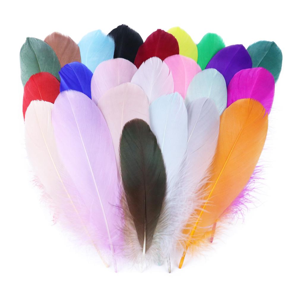 Natürliche Gänsefedern 10-15CM Schwanenfeder Feder für Heimdekoration Basteln DIY Hochzeitsschmuck Zubehör 50 Stück 100 Stück