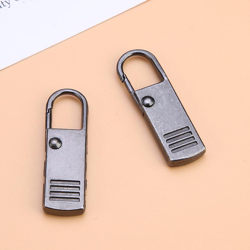 4pcs Removable Zip Puller, Jeans Backpack Jacket Clothes Shoes Boots Replacement Zip Accessories, Sewing Tools