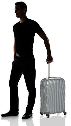 Samsonite Cosmolite Spinner 69 FL2 Koffer, Kostenlose Aufgabegepäckgröße, Garantie inklusive, 68L, 69cm, 2.3kg, V22*25306, 25, Silber