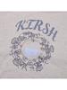 KIRSH Vintage Graphic Off-Shoulder Sweatshirt [Melange Gray]