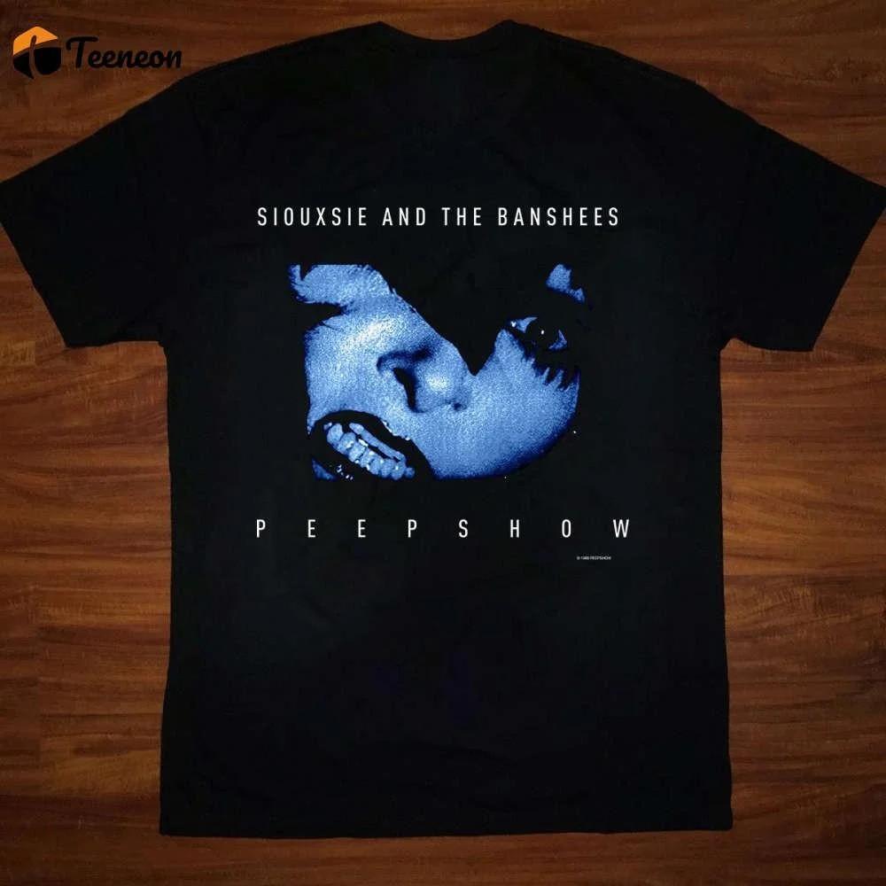 Siouxsie And The Banshee Peepshow 1988 Унисекс S-234XL Черный ND395 Унисекс Футболка L