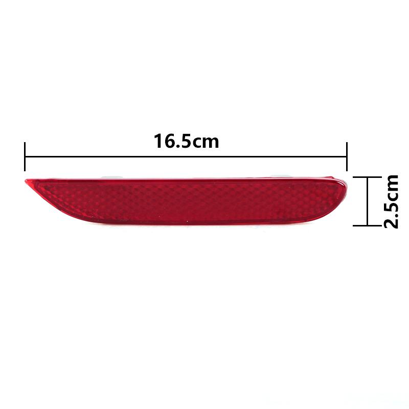 For Nissan Pathfinder 2013 2014 2015 2016 2017 Car Rear Bumper Light Rear Fog Light Warning Light Reflective Patch Accessories
