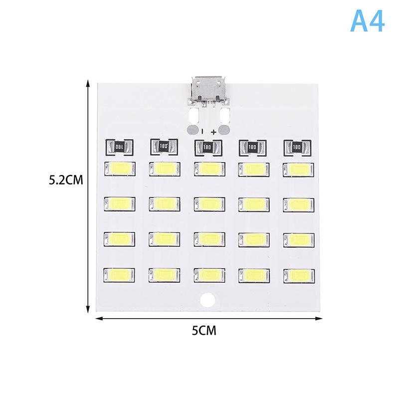 Mirco USB Schnittstelle 5730 SMD 5V 430Ma~470Ma LED Beleuchtungspanel USB Mobiles Licht Notlicht Nachtlicht DIY Schreibtischlampe