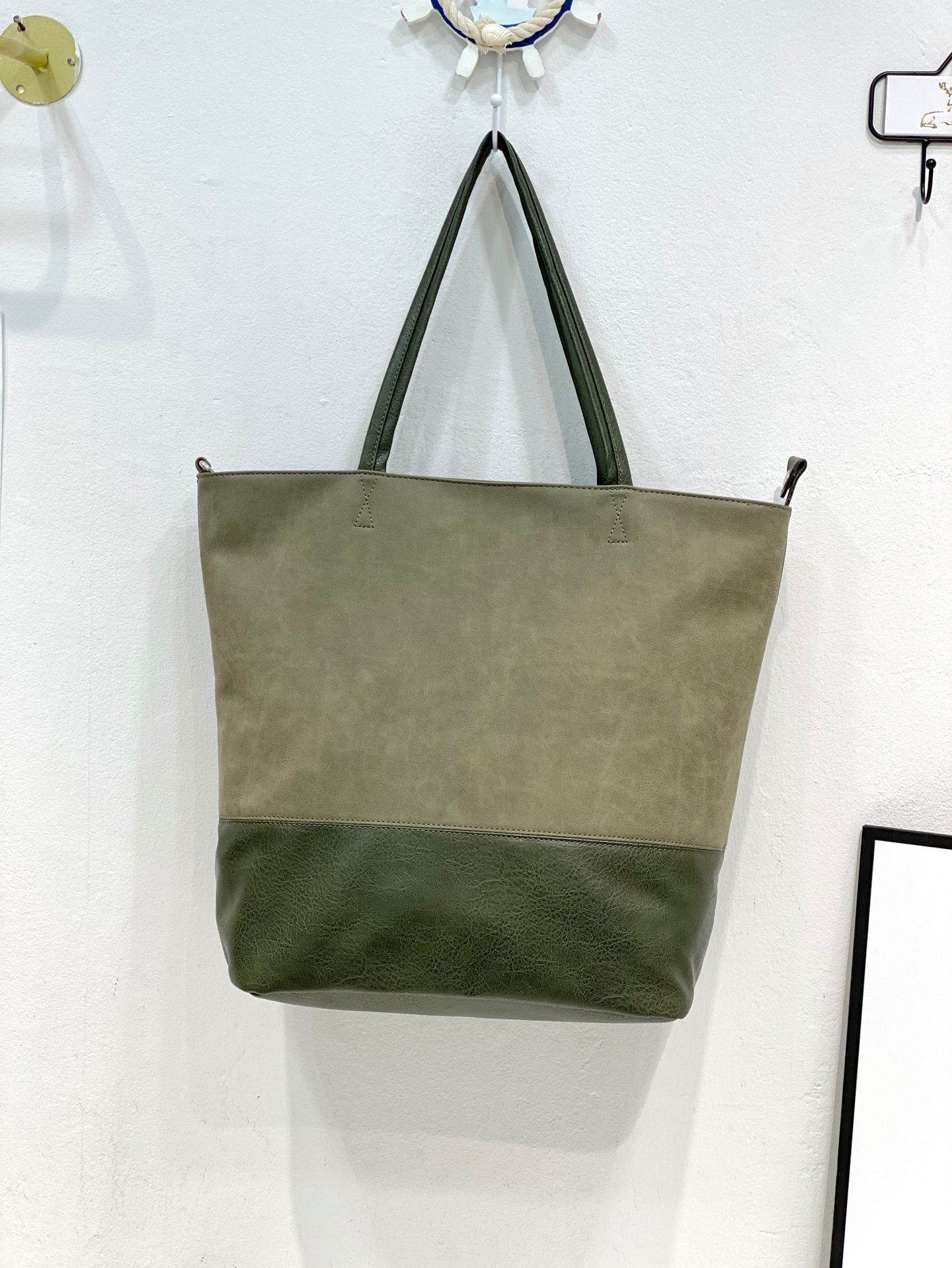 

Сумка большой вместимости Женская винтажная большая сумка-тоут 45*18*38