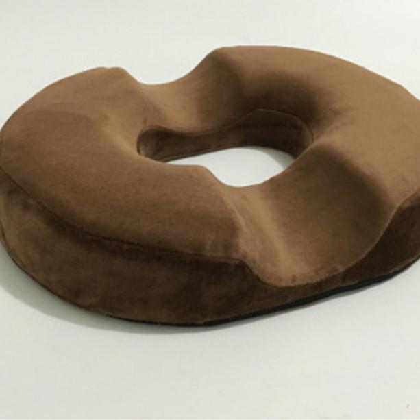 Memory Foam Hollow Hemorrhoid Cushion for Pregnant Women - Office Seat Comfort