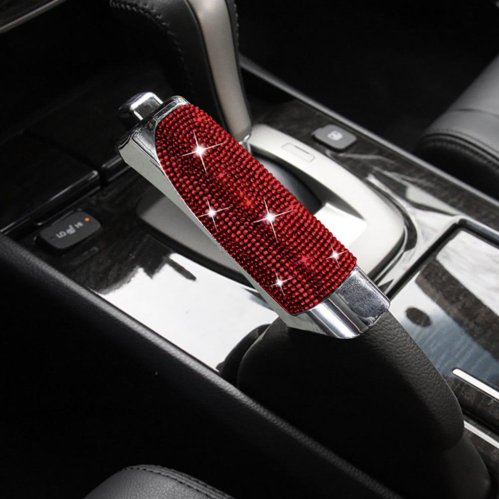 Universal Auto Handbremse Schützen Abdeckung Styling Diamant Strass Dekor Hohe Qualität ABS Anti Slip Bling Auto Zubehör Innen