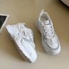 Magic Daddy Shoes Women's Autumn and Winter New College Style Platform Sneakers Mesh Versatile Casual Shoes